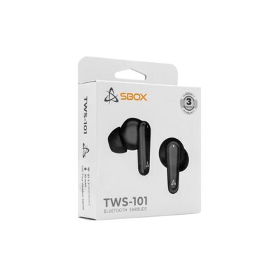 SBOX EB-TWS101-B, Bluetooth slúchadlá, black