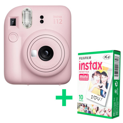 FujiFilm Instax Mini 12, Blossom Pink + 10 foto