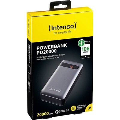 INTENSO PD20000, Powerbanka 20000 mAh grey