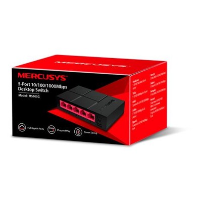 MERCUSYS 5-Port 10/100/1000Mbps Switch MS105G