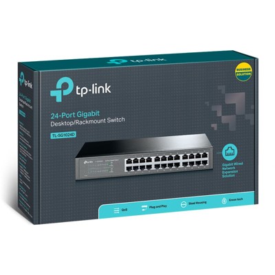 TP-Link TL-SG1024D Switch 24-Port/1000Mbps/Rack