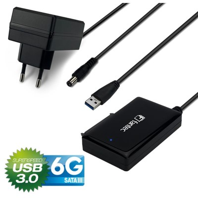 FANTEC 2571 USB 3.1 do SATA adaptér pre 2,5/3,5&#039;&#039;