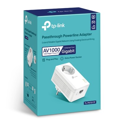 TP-Link TL-PA7017P AV1000 1-Port Gigabit Passth