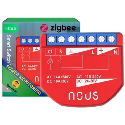 NOUS B2Z, ZigBee SMART Switch, prepínač (s mera)