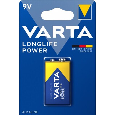 VARTA LONGLIFE, Batéria alkalická 9V 6LR61 1ks