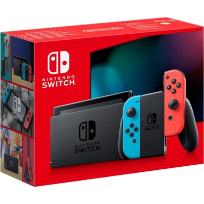 NINTENDO Switch Neon Red &amp; Blue Joy-Con