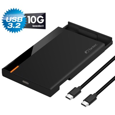 FANTEC PL25U31, Externý box, USB Type C 3.2 Gen2