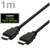 DELTACO Kábel HDMI 2.1 M/M 1m, 8K Ultra High, čier