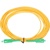 Fiber kábel SC/APC-SC/APC, 15m Simplex OS2(9/125µm), LSOH, 3mm, žltý, Kábel pre Orange a Magio
